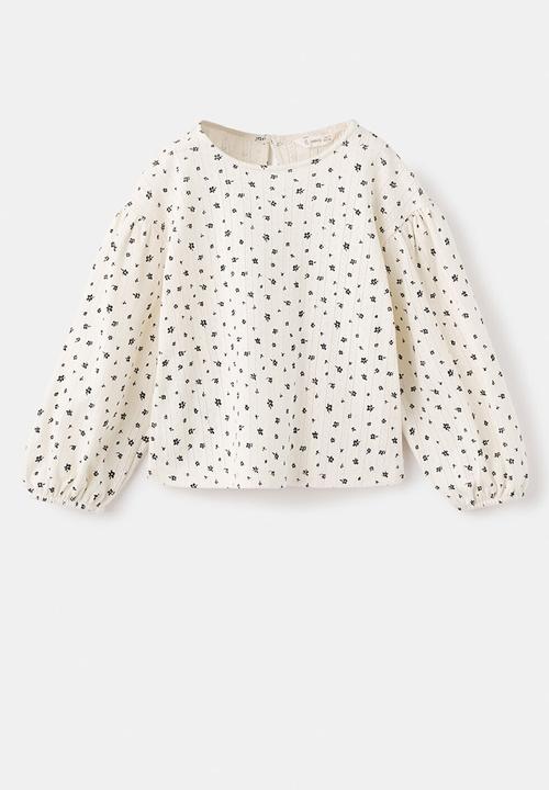 MANGO - T-shirt blusi - natural