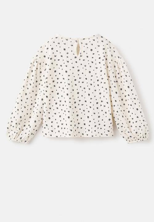 MANGO - T-shirt blusi - natural