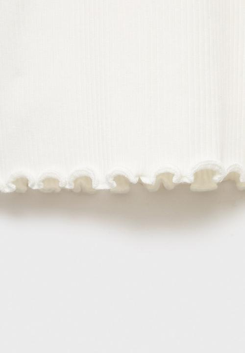 MANGO - T-Shirt TURBIRIB - Natural