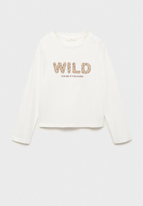 MANGO - T-Shirt WILD - Natural