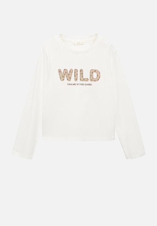 MANGO - T-Shirt WILD - Natural