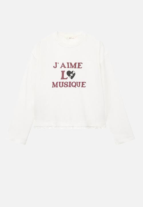 MANGO - T-Shirt MUSIQUE - Natural