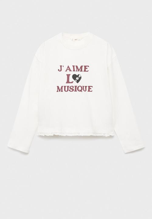 MANGO - T-Shirt MUSIQUE - Natural