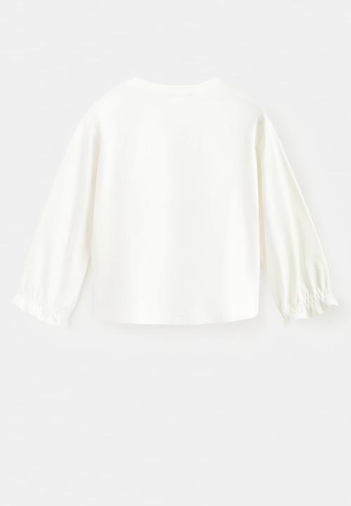 MANGO - Printed t-shirt - WHITE