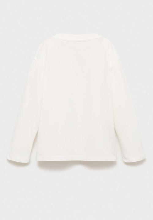 MANGO - T-shirt orejita - natural