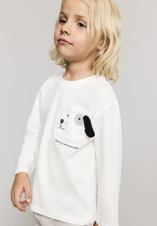 MANGO - T-shirt orejita - natural