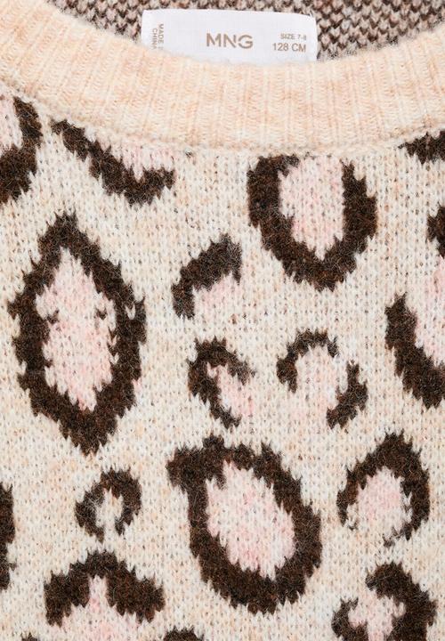 MANGO - Sweater MEOW - Light/Pastel Brown