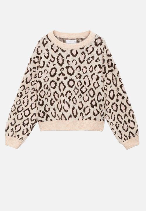 MANGO - Sweater MEOW - Light/Pastel Brown
