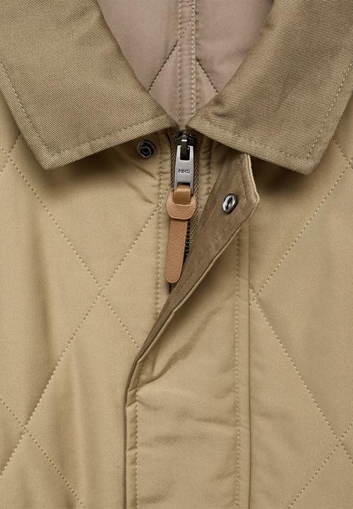 MANGO - Padded jacket -beige