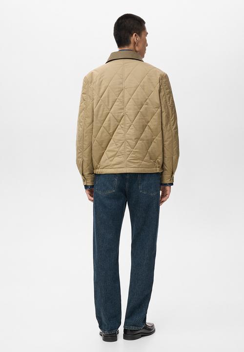 MANGO - Padded jacket -beige