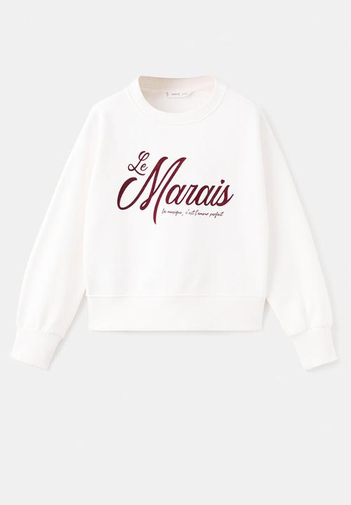 MANGO - Sweatshirt VIVRE - Natural