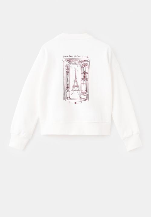 MANGO - Sweatshirt VIVRE - Natural
