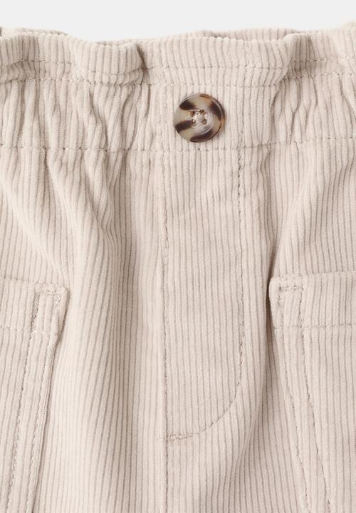 MANGO - Corduroy trousers - beige