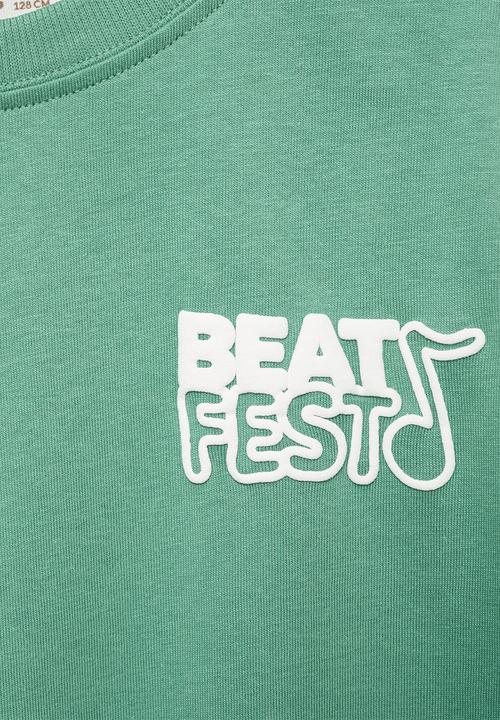 MANGO - T-shirt beats - green