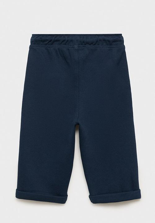 MANGO - Trousers breeze - navy