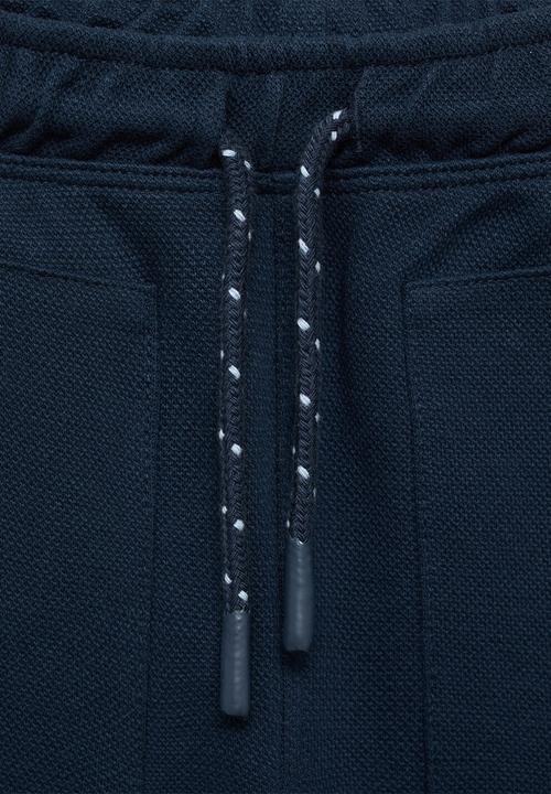 MANGO - Trousers breeze - navy