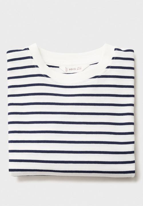 MANGO - T-shirt ponb - natural