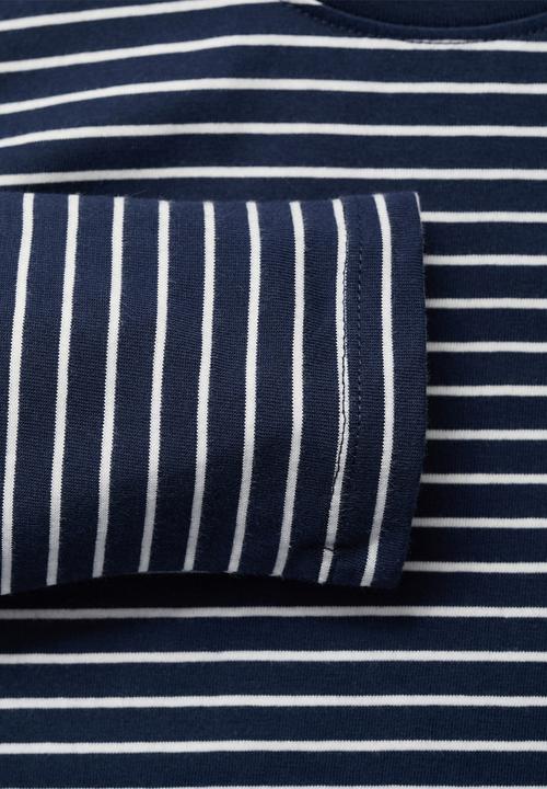 MANGO - T-shirt ponb - navy
