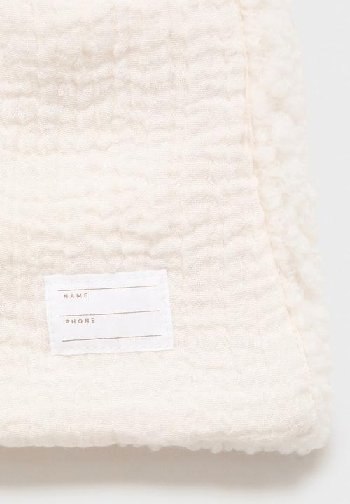 MANGO - Shearling gilet - ecru