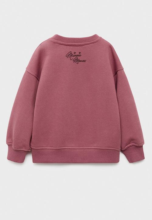 MANGO - Sweatshirt mminnie - dark red