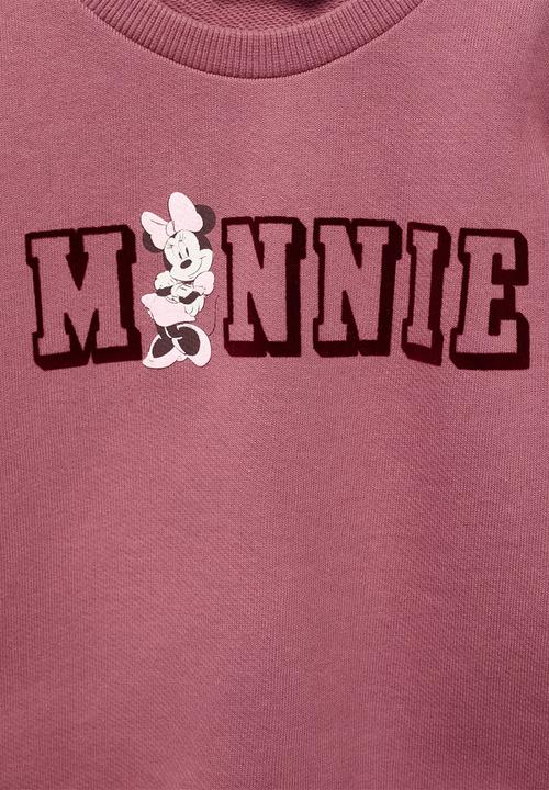 MANGO - Sweatshirt mminnie - dark red