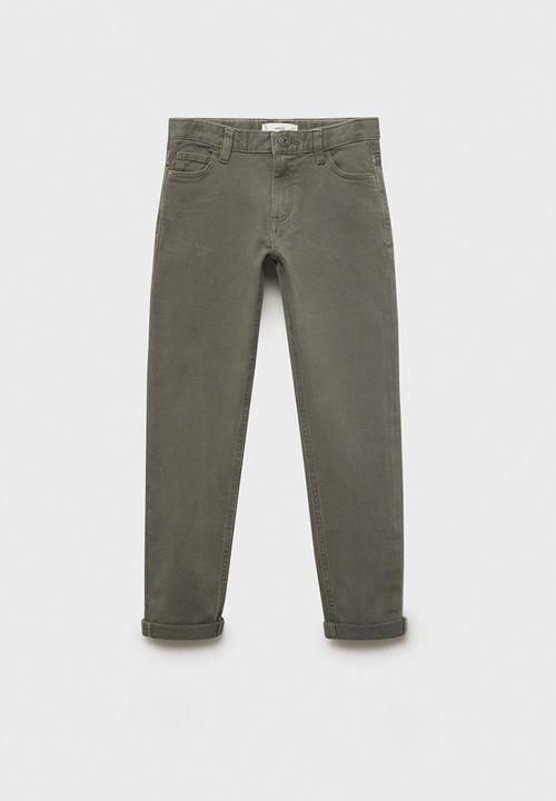 MANGO - Trousers peru - khaki