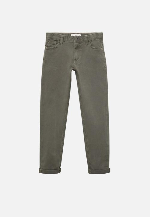MANGO - Trousers peru - khaki