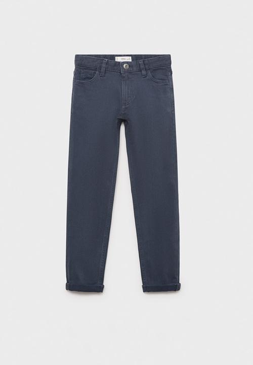 MANGO - Trousers peru - navy
