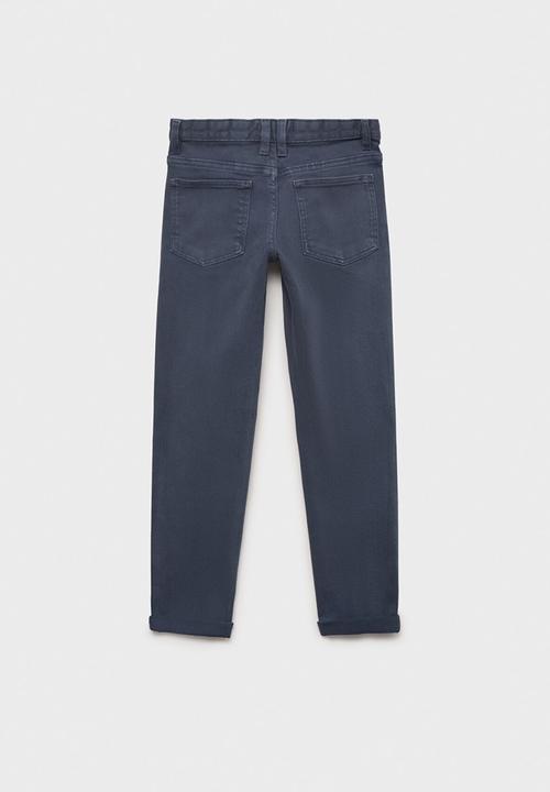 MANGO - Trousers peru - navy