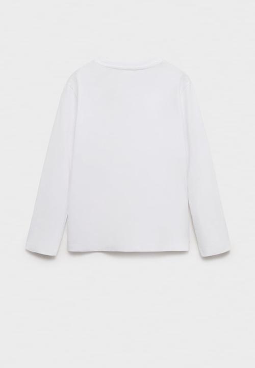 MANGO - T-shirt basica1 - white
