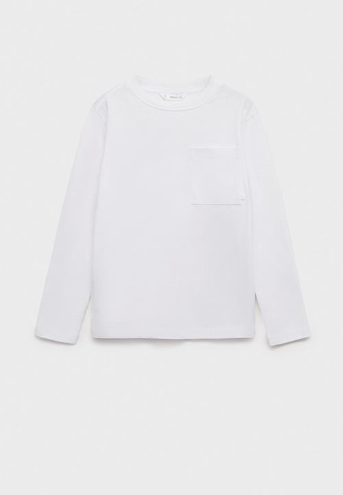 MANGO - T-shirt basica1 - white