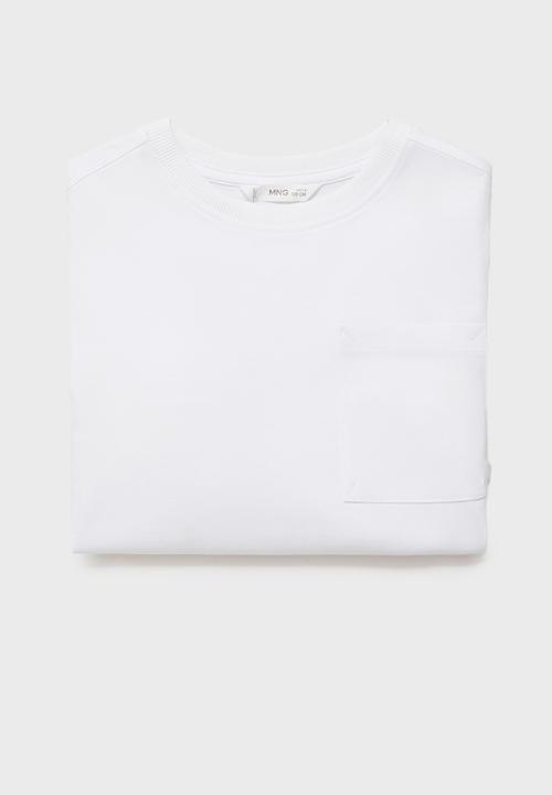 MANGO - T-shirt basica1 - white