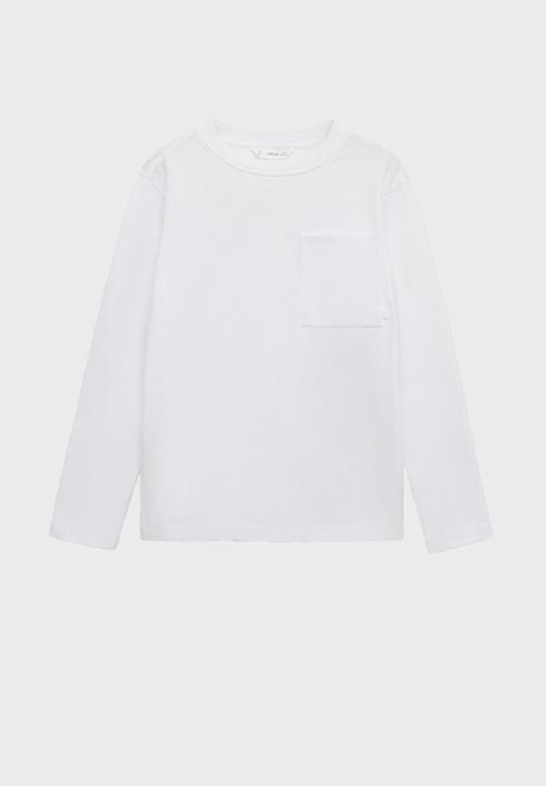 MANGO - T-shirt basica1 - white