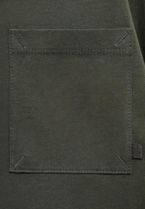 MANGO - T-shirt basica1 - dark green