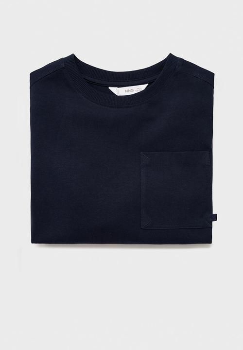 MANGO - T-shirt basica1 - navy