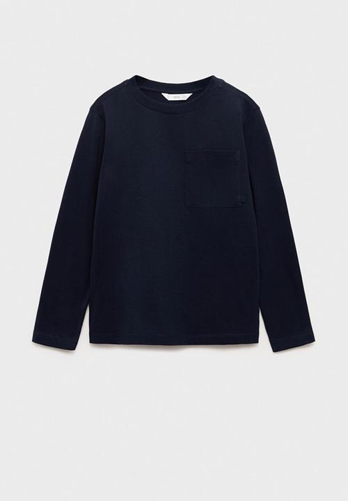 MANGO - T-shirt basica1 - navy