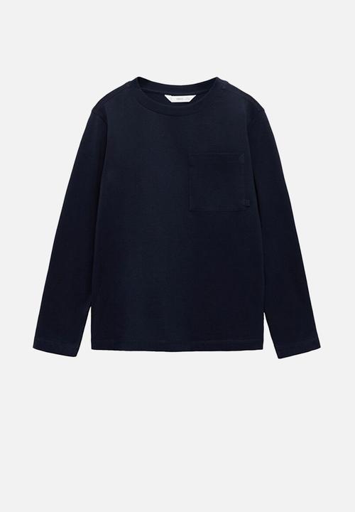 MANGO - T-shirt basica1 - navy