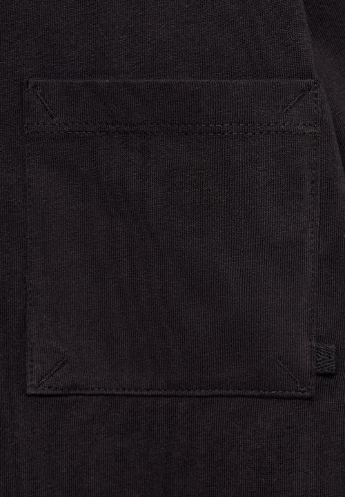MANGO - T-shirt basica1 - black