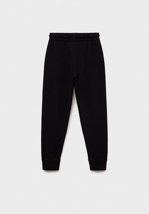 MANGO - Joggers francia - black