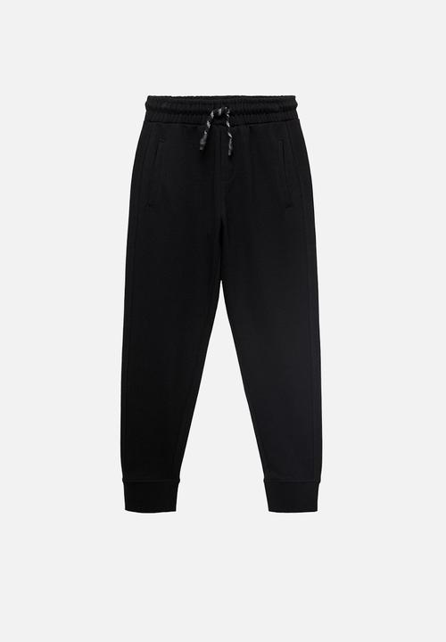 MANGO - Joggers francia - black