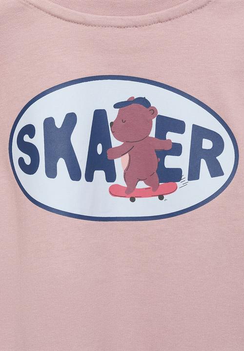 MANGO - T-shirt stayfree - light pastel pink