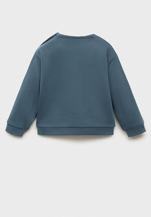 MANGO - Sweatshirt enjoy - medium blue