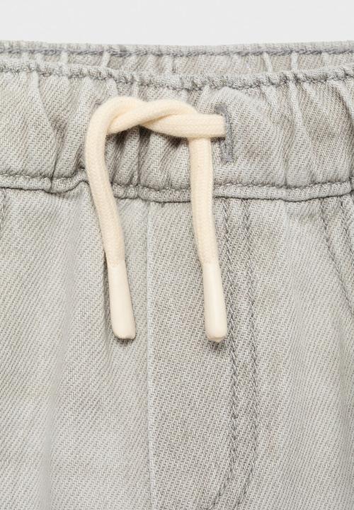 MANGO - Jeans joggerb - open gray