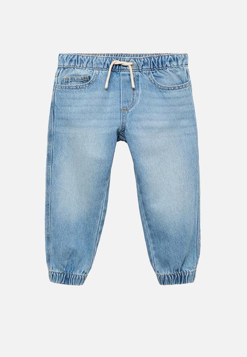 MANGO - Jeans joggerb - open blue