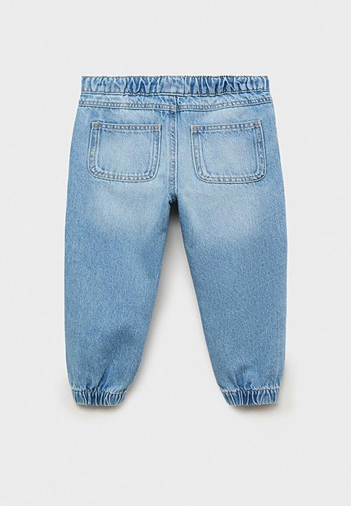 MANGO - Jeans joggerb - open blue