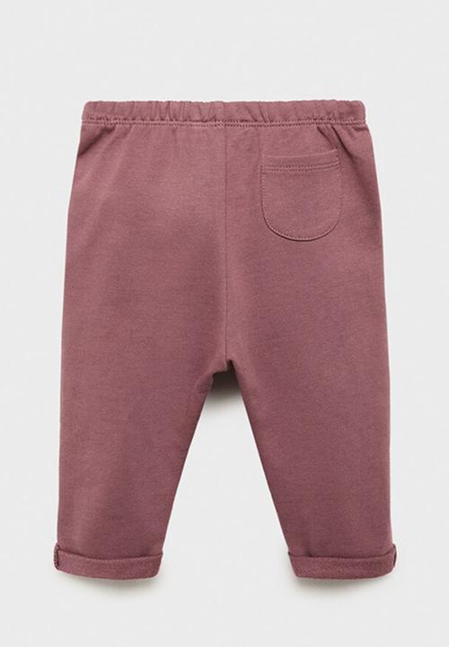 MANGO - Joggers bogota - dark red