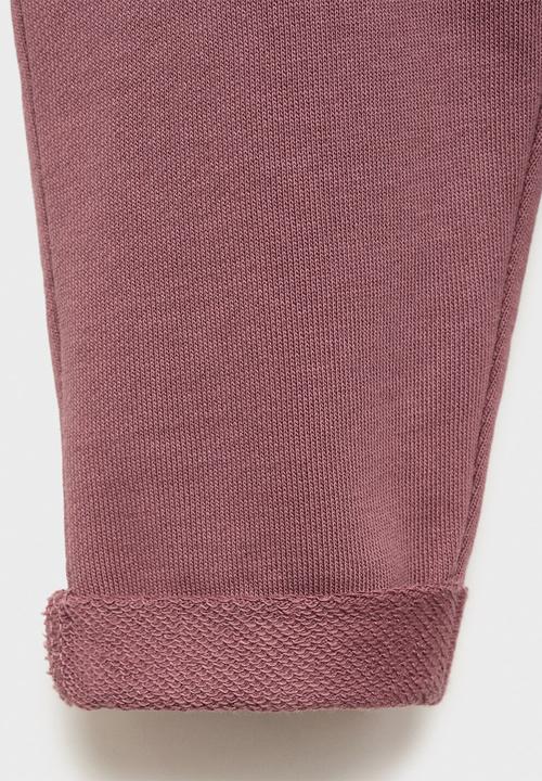 MANGO - Joggers bogota - dark red