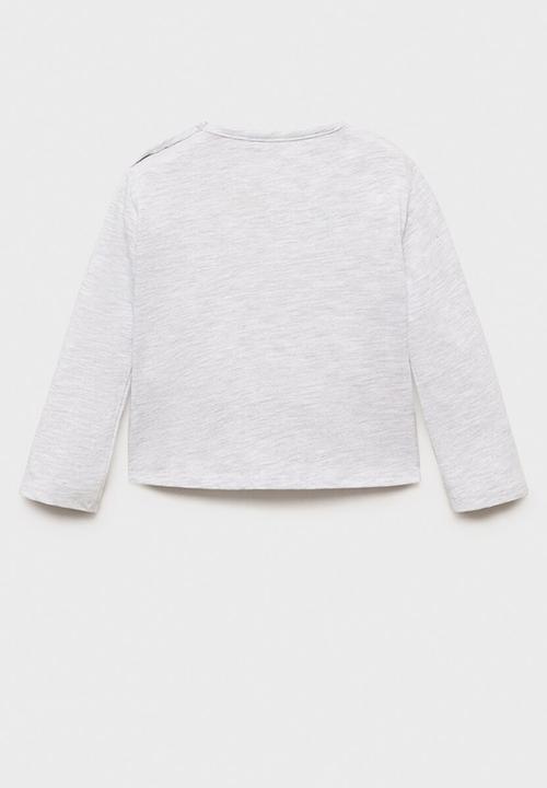 MANGO - T-shirt bici - medium gray