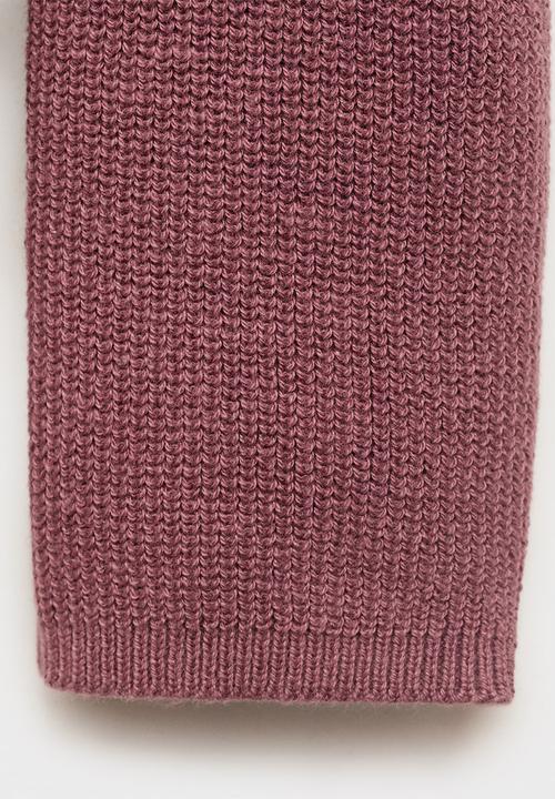 MANGO - Cardigan acacia - dark red