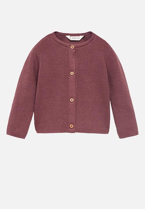 MANGO - Cardigan acacia - dark red